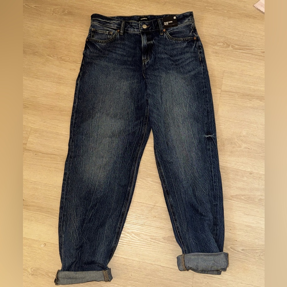 Express relaxed mid rise jeans